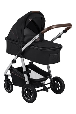 Silla de paseo multiusos 3 en 1 Amber - Hasta 22 kg - Negro y plateado