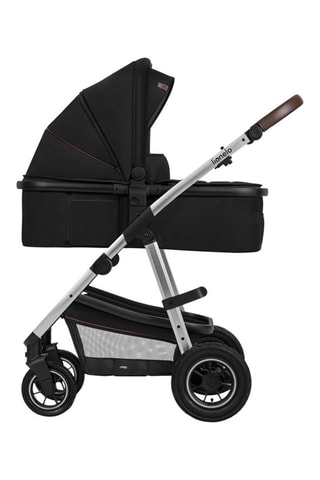 Silla de paseo multiusos 3 en 1 Amber - Hasta 22 kg - Negro y plateado