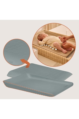 Matelas à langer Megs  -  Dès la naissance - Gris