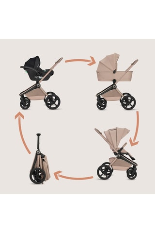 Silla de paseo trío Freya -  Hasta 22 kg - Beige