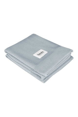 Couverture en fibres de bambou Blanket  -  100 x 75 cm - Gris