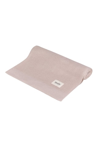 Couverture en fibres de bambou Blanket  -  100 x 75 cm - Beige