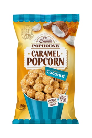 3 x Popcorns au caramel et à la noix de coco Pophouse - 180 g