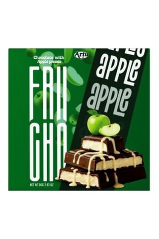 4 x Tablettes de chocolat au lait à la pomme - 80 g