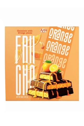 4 x Tablettes de chocolat au lait fourré crème orange - 80 g