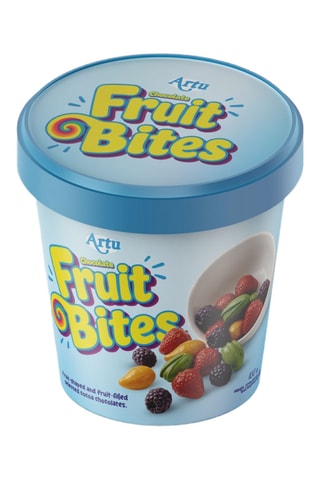 4 x Pralinés chocolat blanc saveur fruits mélangés - 100 g