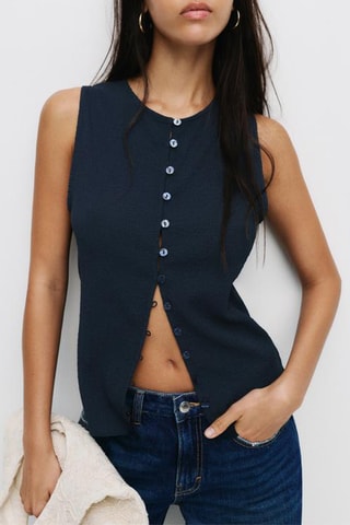 Gilet sans manches - Bleu marine