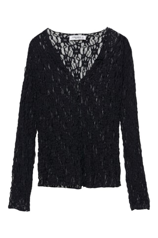 Gilet en dentelle - Noir