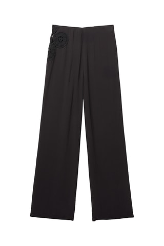Pantalon taille haute - Noir