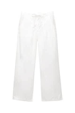 Pantalon baggy - Blanc