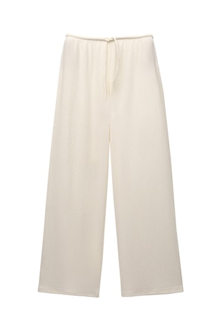 Pantalon wide legs - Ecru