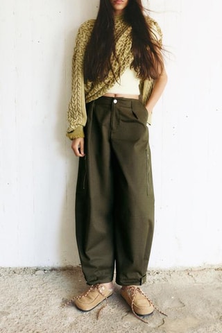 Pantalon cargo - Kaki