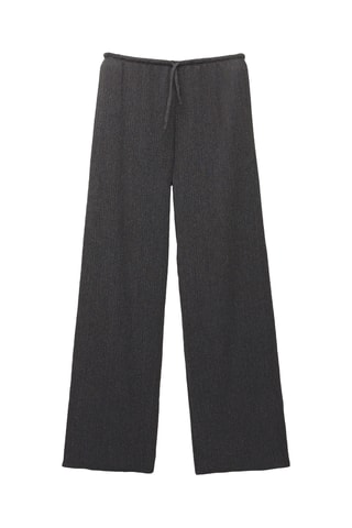 Pantalon wide legs - Anthracite