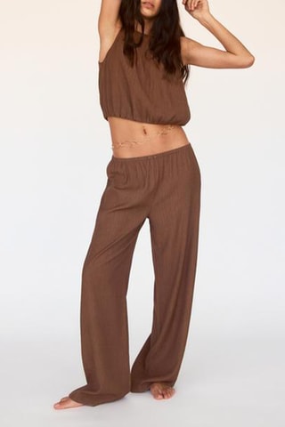 Pantalon de pyjama - Marron