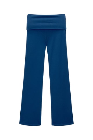 Pantalon flare - Bleu