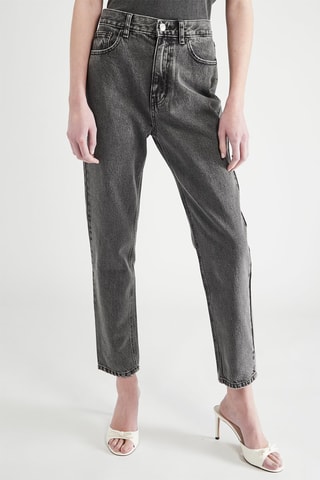 Jean mom - Gris