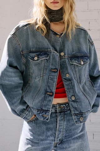 Veste en jean - Bleu