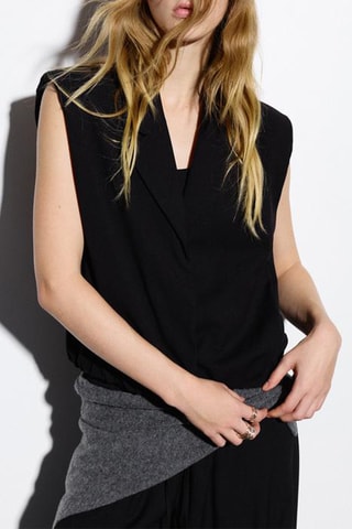 Veste sans manches - Noir