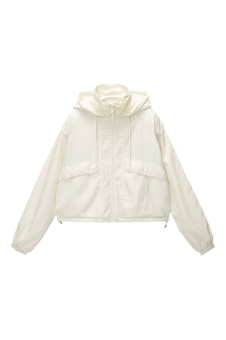 Veste à capuche - Beige