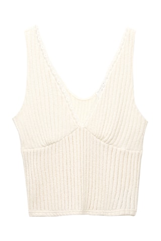 Crop top - Beige clair
