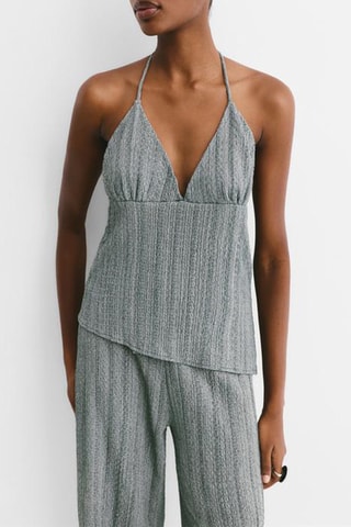 Top - Gris clair