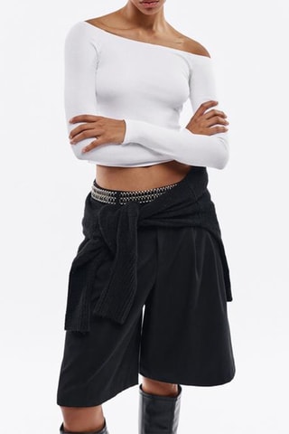 Crop top - Blanc