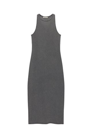 Robe midi - Gris foncé