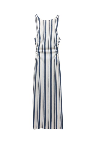Robe midi - Bleu marine