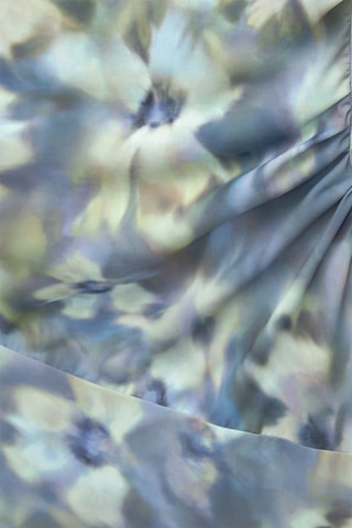 Robe trapèze - Bleu-gris