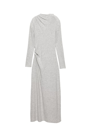 Robe midi - Gris clair