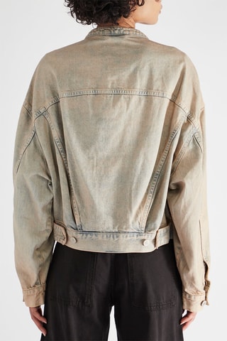 Blouson oversize à capuche - Beige