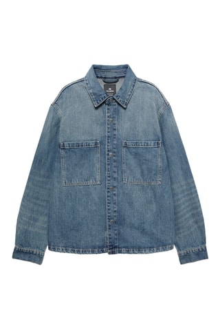 Chemise en jean - Bleu canard