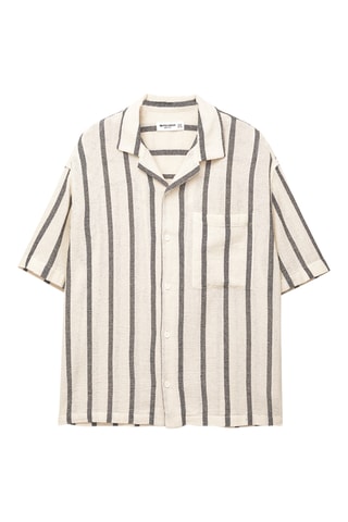 Chemise - Ecru et gris