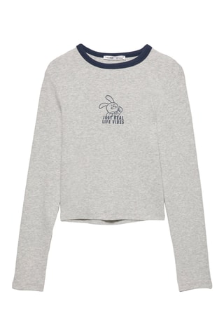 T-shirt - Gris chiné