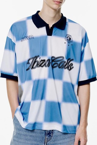 Maillot de football - Ciel et blanc