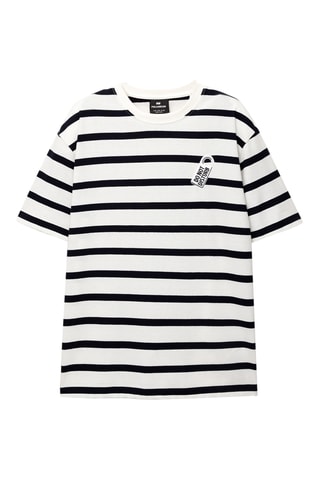 T-shirt relaxed - Blanc