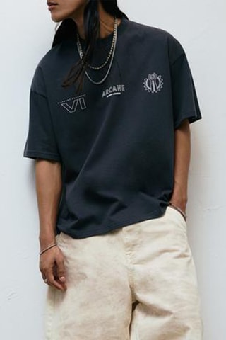 T-shirt Arcane - Anthracite