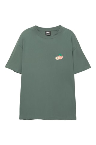 T-shirt relaxed - Vert foncé