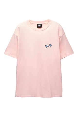 T-shirt relaxed - Rose