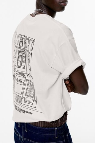 T-shirt relaxed - Ecru