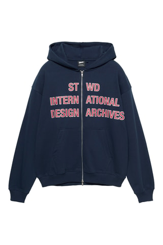 Sweat à capuche - Bleu marine