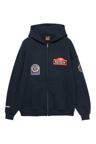 Sweat à capuche Toyota - Bleu marine