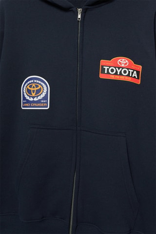 Sweat à capuche Toyota - Bleu marine