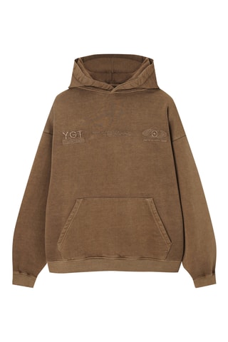 Sweat à capuche - Marron