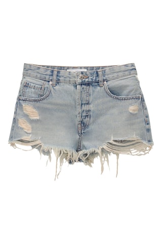 Short en jean - Bleu clair