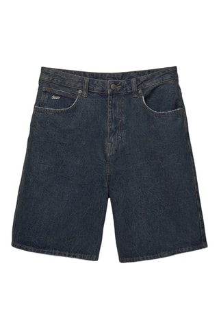 Bermuda baggy en jean - Bleu foncé