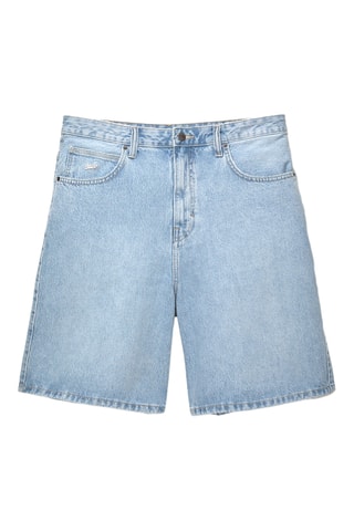 Bermuda baggy en jean - Ciel