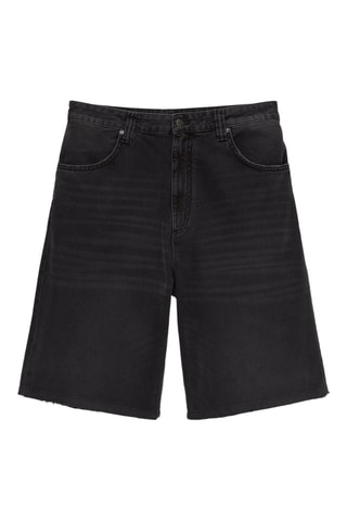 Bermuda en jean - Noir