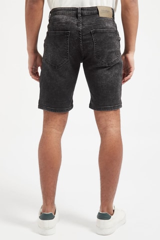 Bermuda en jean Noir