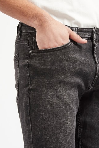 Bermuda en jean Noir